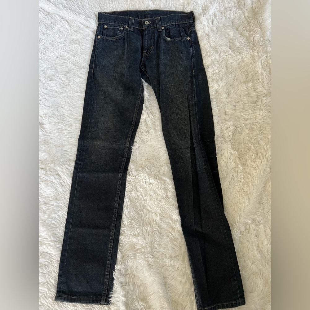 Men’s Levi's 511 Slim Fit Dark Denim Jeans Size 28x32